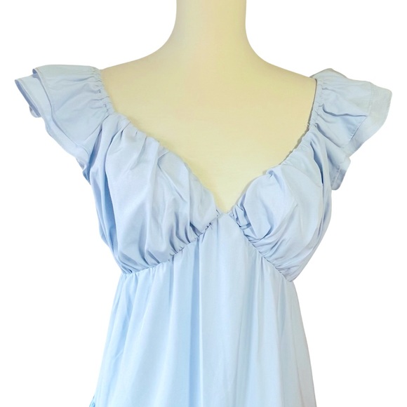 English Factory Sweet Heart Color Block Maxi Dress - Picture 7 of 15